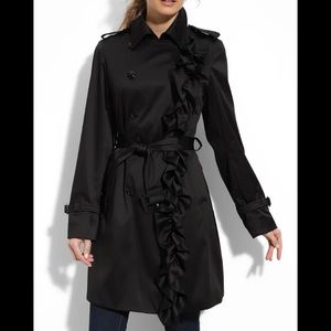 Betsy Johnson Black Women’s Trench Coat